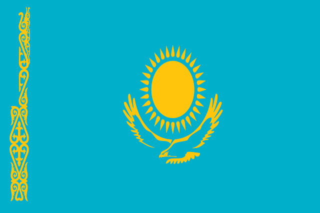 Kasachstan Flagge