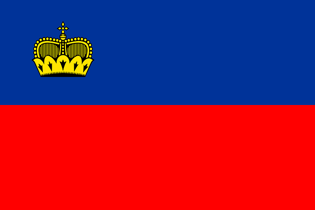 Liechtenstein Flagge
