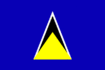 St. Lucia Flagge